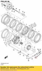 Here you can order the bearing,cl rlse from Suzuki, with part number 0926312027: