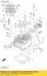 Here you can order the bolt,cylinder h from Suzuki, with part number 1111728H00: