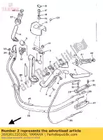 26H261220100, Yamaha, kierownica (prawa) yamaha xvz xvztd venture royal 1300 12 13, Nowy