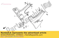 Aquí puede pedir bolso, manual del propietario de Honda , con el número de pieza 83642MAK000: