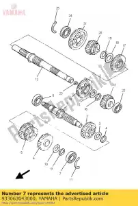 yamaha 933063043000 ?o?ysko (26h) - Dół