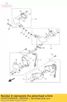 1PHH33480000, Yamaha, rondella yamaha ns 50 2013 2014 2015 2016, Nuovo