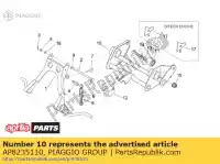 AP8235110, Piaggio Group, Engine connecting element aprilia  gulliver habana mojito mojito custom scarabeo sonic sr zd4kla00 zd4te zd4vfb00, zd4vfd00, zd4vfu00, zd4vfj, zd4vz000 50 100 1993 1995 1996 1997 1998 1999 2000 2001 2002 2003 2004 2005 2006 2007 2008 2009 2010 2011 2012 2013 2014 2016 2017 2018 20, New