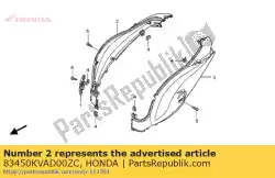 Aqui você pode pedir o conjunto de capa, r. Corpo (wl) * nh129m * (nh129m max cinza metálico) em Honda , com o número da peça 83450KVAD00ZC: