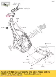 Here you can order the bearing-roller,hi-cap kx125-j1 from Kawasaki, with part number 921161076: