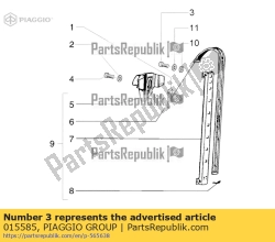 Aprilia 015585, Tornillo m5x12, OEM: Aprilia 015585