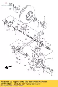 suzuki 6440004811 sapato e conjunto de molas - Lado inferior