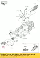 340280104, Kawasaki, step, lh kx250w9f kawasaki  kx 250 450 2009 2010 2011 2012 2013 2014 2015 2016 2017 2018 2019 2020 2021, Nowy