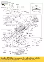 57003537851S, Kawasaki, Bolsa, cnt, body gry + cover g vn170 kawasaki vulcan 1700 2015, Nuevo