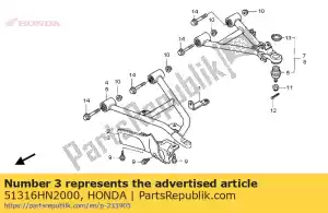 honda 51316HN2000 nenhuma descrição disponível no momento - Lado inferior