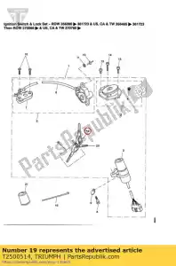 triumph T2500514 sleutel, gesneden, ongedekt - Onderkant