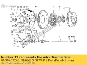 Piaggio Group GU90403245 anel de vedação - Lado inferior