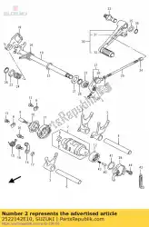 Ici, vous pouvez commander le gork, changement de vitesse auprès de Suzuki , avec le numéro de pièce 2522142E10: