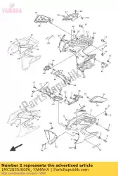 Aquí puede pedir cuerpo, frente debajo de 1 de Yamaha , con el número de pieza 1MC2835J00P6: