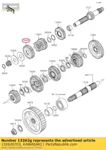 Kawasaki 132620703 bieg, wej?cie 5, 27t - Dół