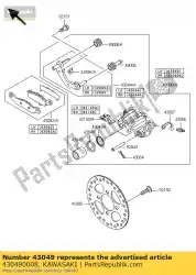 Qui puoi ordinare baderna, pistone ksf450b8f da Kawasaki , con numero parte 430490008: