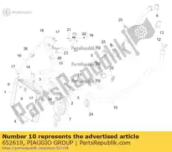 Tutaj możesz zamówić ?? Cznik do monta? U rury g? Owicy ch? Odnicy od Piaggio Group , z numerem części 652619: