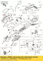 140930751, Kawasaki, 01 couverture, gauche kawasaki  1000 2019 2020 2021, Nouveau