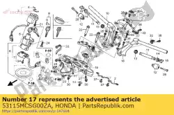 Ici, vous pouvez commander le couvercle comp., poignée * nh29 auprès de Honda , avec le numéro de pièce 53115MCSG00ZA: