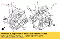 90031176000, Honda, boulon a, goujon de cylindre honda xr 80 1985 1986 1987 1990 1991 1992 1993 1994, Nouveau