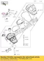 Here you can order the tube,asv-head er650ecf from Kawasaki, with part number 921920960: