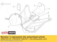 AP8258134, Piaggio Group, Digite appr.data cover. azul aprilia  habana mojito mojito custom 50 125 150 1999 2000 2001 2002 2003 2004 2005 2006 2007 2008, Novo