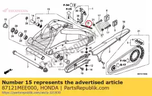 Honda 87121MEE000 merk (eenheid prolink) - Onderkant