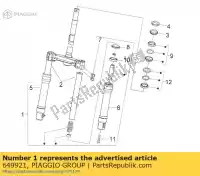 649921, Piaggio Group, gruppo forcella anteriore wuxi top derbi piaggio boulevard fly vthm57200 zip 50 100 125 150 2004 2005 2006 2007 2008 2009 2010 2011 2016, Nuovo