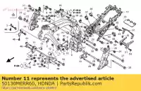 50130MERR60, Honda, cabide comp., fr. motor honda cbf 600 2008 2009 2010, Novo