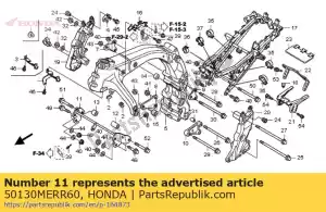 honda 50130MERR60 hanger comp., fr. engine - Bottom side