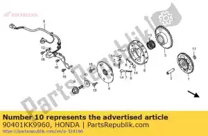 Honda 90401KK9960 arruela, 12x30x4.5 - Lado inferior