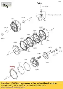 kawasaki 130881077 p?yta cierna kmx125-a2 - Dół