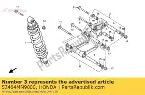 Honda 52464MN9000 collarín, amortiguador inferior - Lado inferior