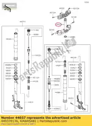 Tutaj możesz zamówić uchwyt-widelec pod od Kawasaki , z numerem części 440370136: