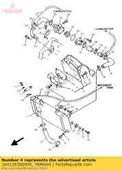 Aquí puede pedir montaje del motor de Yamaha , con el número de pieza 26H126300000: