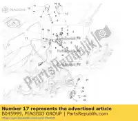 B045999, Piaggio Group, Tubo frizione aprilia  caponord zd4vk000, zd4vka, zd4vk001, zd4vka01 zd4vkb000, zd4vkb001, zd4vkb003, zd4vkb00x, zd4vkb009 zd4vku00 1200 2013 2014 2015 2016 2017, Nuovo