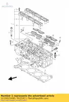 1110021H00, Suzuki, testa in testa, cilindro suzuki gsx r1000 1000 , Nuovo