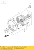 351730BE00, Suzuki, couvercle, prise suzuki gs 500 2004 2005 2006 2007, Nouveau