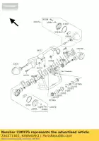 230371365, Kawasaki, lampada-assy segnale, rr kawasaki vn drifter c classic fi n  a j g f b h vulcan e nomad l vn1500 vn800 800 1500 , Nuovo