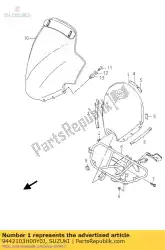 Aqui você pode pedir o painel, metro baixo em Suzuki , com o número da peça 9442103H00Y0J: