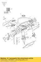 T2401250, Triumph, Targhetta di posizionamento, pompa del carburante triumph speed triple speed triple 210445 > 461331 speed triple 461332 > speed triple r sprint gt sprint st 208167 > 1050 2005 2006 2007 2008 2009 2010 2011 2012 2013 2014 2015 2016, Nuovo