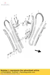 Tutaj możesz zamówić ? A? Cuch, wa? Ek rozrz? Du od Suzuki , z numerem części 1276038B00: