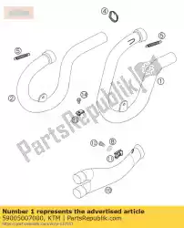 geen beschrijving beschikbaar van KTM, met onderdeel nummer 59005007000, bestel je hier online: