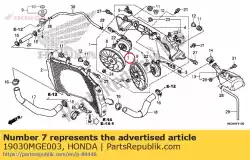 Here you can order the motor assy., fan from Honda, with part number 19030MGE003: