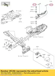 Tutaj możesz zamówić 01 podk? Adka,40x10x1 od Kawasaki , z numerem części 391562595: