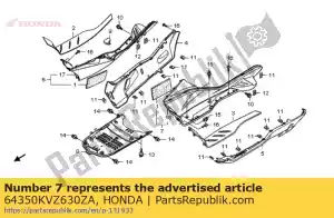 Honda 64350KVZ630ZA step assy, ??l * nh1 * - Dół