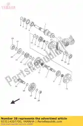 Tutaj możesz zamówić ? O? Ysko od Yamaha , z numerem części 933114207700: