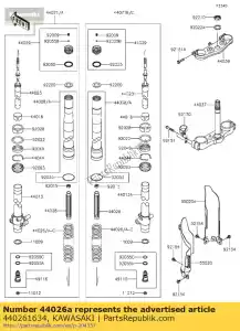 kawasaki 440261634 forcella anteriore a molla kx100-b7 - Il fondo