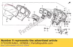 Qui puoi ordinare caso assy., sotto da Honda , con numero parte 37101MCAA61: