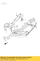 9445146H00, Suzuki, cubierta, capucha del cuerpo suzuki gsf bandit su a sua s  sa u ua gsf650nsnasa gsf650sasa 650 , Nuevo